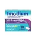 Imodium Multi- Sympathic Relief Caplets, Loperamide Hydrochloride & Simeticone Anti- Hasmenés elleni gyógyszer Hasmenés, Gáz, puffadás, görcsök és nyomás, HSA / FSA Támogatható, 18