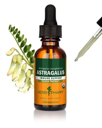 Herb Pharm Certified Organic Astragalus Folyékony kivonat az immunrendszer támogatására - 1 Oz