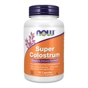 NOW Foods kiegészítők, Super Colostrum 500 mg, Természetesen előforduló Immunglobulinok ImmunEnhancer ™, Olive Leaf kivonat és Astragalus Root, 90 Veg kapszula