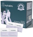 MyHalos ® 48 Hidratáló szemtörlők száraz szem enyhítésére - Nedvesítő és szappanosító szemtörlők Tea Fa - Segít a Blepharitis & Computer Vision szindróma, Blepharitis kezelés szemhéjak, Cleanser