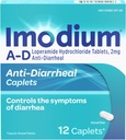 Imodium AD Hasmenés Relief Caplets Loperamide Hydrochloride, 12 Count