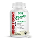 PHARMS Hornygoatweed für Herren & Frauen (1.000 mg) - Energy & Stamina Kapseln mit Maca Root, Tribulus, Tongkat Ali, Saw Palmetto & Ginseng - Female & Male Performance Enhancing Supplement - 60 Kapseln