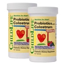 REYLIFE ESSENTIALS ChildBiotics with Colostrum- probiotics for Kids, Probiotics for Digestive Health, Chewables, Child 's probiotic, Colostrum for Kids - Natural Berry, 92 tabletta (2-es csomag)