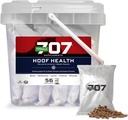 Formel 707 Hoof Health Equine Supplement, Tägliche Frische Pakete, 56 Tage Versorgung - Biotin, Aminosäuren und Mineralstoffe zur Verbesserung und Unterstützung gesunder Pferdehooves