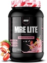 REDCON1 IRE Lite teljes élelmiszer fehérje por, szamóca shortcake - alacsony szénhidrát és tejsavó ingyenes étkezés helyettesítése állati fehérje keverékek - Easy to Digest Supplement Made with MCT Oils (30 Servings)