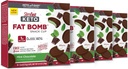 SlimFast Keto Fat Bomb Snack Kupa, Menta csokoládé, Keto Snacks fogyás, Alacsony szénhidrát 0 g hozzáadott cukor, 14 Count Box (csomag 4)