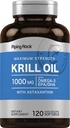 Piping Rock Krill Omega Omega 3 Softgel Capsicum 124; 1000mg