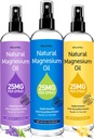 Magnézium spray, tiszta magnézium olaj spray lábhoz, ideális ajándék izomrelaxáció és jobb alvás, gyors abszorpció, gyors szárítás Residue- nem ízesített.