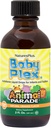 NaturesPlus Animal Parade Baby Plex, Natural Orange Flavor - 2 fl oz, Pack of 2 - Liquid Multivitamin gyerekeknek & Toddlers - Sugar Free, Gluten Free - 120 Total Servings