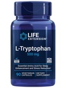 Life Extension L- Tryptophan, 500 mg, ösztönzi az egészséges szerotonin szint és prototes egészséges alvás, hangulat, stressz válasz és szatuitás, gluténmentes, nem GMO, vegetáriánus, 90 kapszula