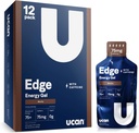 UCAN Edge Energy Gel Shots, Mocha + koffein (12, 2 Ounce Packets) for Running, Training, Workouts, Fitness, Cikling, Crossfit