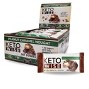 Keto Wise Fat Bombs - Készült csokoládéval tartalmazó MCT Oil - Alacsony zsírtartalmú, alacsony széntartalmú és Keto Friendly Snack - 7g Fat, 2g Net Carbs124; Mogyorókaramell Nougat, csomag 16