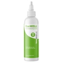 Vetwell Ear Cleaner kutyáknak és macskáknak - Otic öblítés fertőzések és kontrolláló fül fertőzések és szagok kutyákban - 8 oz (Uborka melon)
