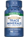 Nature 's Truth Trace Minerals Supplement with Ioad 124; 90 Tablets Ț124; Enhanced Mineral Booster Thermal 124; Non-GMO & Gluten Free Supplement
