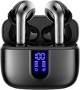TAGRY Bluetooth Headphone True Wireless Fülhallgató 60H Playback LED Power Display fülhallgató vezeték nélküli töltéssel IPX5 Vízálló beépített fülhallgató fülbimbók Mic a TV Smart Phone Laptop Computer Sports