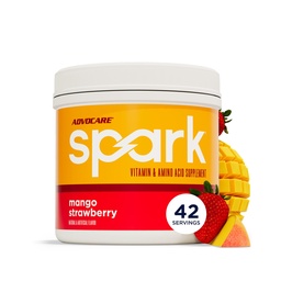 AdvoCare Spark - Energy Drink Mix - Vitamin & Amino Acid Supplement - Supports Energy & Focus - Portable Immune Support - Sugar- Free - Mango Strawberry (10.5 oz)