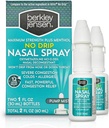Berkley Jensen No Drip Súlyos nyomáscsökkenés Nasal Spray - Maximális hatáserősség dekonzant Oxymetazoline HCl & mentol - Pump Mist Applicator, No Steroid, 12 órás Relief, 1 Folyadék Ounce (csomag 2)