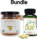 Greenbow Organic Bee Pollen - 100% USDA Certified Organic, Pure, Natural Bee Pollen - Superfood Packed with Proteins, Vitamins & Minerals - 155g Royal Jelly 2000mg 60 sapka