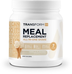 TransformHQ Meal csere Shake Powder 7 Servings (Vanilla) - glutén mentes, nem GMO
