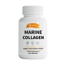SIRUNES Marine Collagen Peptides, 120 kapszula - Fish Collagen kiegészítők nőknek, nagy haj, bőr, köröm, ízületek és csontok - Készült az USA-ban
