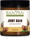 Banyan Botanicals Joint Balm – Organic Balm für Gelenke mit Boswellia und Guggulu – zur Unterstützung von komfortablen Gelenken und insgesamt Gelenkgesundheit – 4 oz – Non-GMO Sustainable Sourced Petroleum Free
