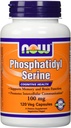 NOW Foods Foszfatidil Serine 100mg, (2 x 120) 240 Veg kapszula