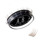 Lashify erősítő 8mm Gossamer Eyelash kiterjesztések újratöltés, Ash Color, DIY hamis pillák természetes megjelenés