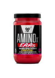 BSN Amino X EAA, Izomhasznosítás és tartósság, 10g Essential Amino Acides, 5g BCAA, Zéró cukor, koffein mentes, Görögdinnye Splash, 13.2oz, 25 szerváció