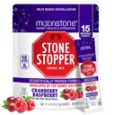 Moonstone Stone Stopper Drink Mix, Áfonya Málna, Vesekő Megelőzés, Kalcium Oxalate Protector, által kifejlesztett Urológusok, hogy javítsa a hidratálás és támogatja a vese egészség, 15 napos ellátás