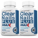 Indokolt laboratóriumok (2 csomag) Clear Nails Plus Max Pills 40 milliárd CFU probiotikus támogató erős egészséges bőr körmök 120 kapszula