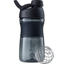 BlenderBottle SportMixer Shaker üveg Tökéletes fehérje rázás és pre edzés, 20- Ounce, fekete