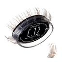 Lashify Curl 12mm Gossamer Eyelash kiterjesztések újratöltés, Ash Color, DIY hamis pillák természetes megjelenés