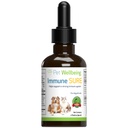 Pet Wellbeing Immunbiztos macskák - Támogatja a normál immundefenses, Gut Flora Balance, Andrographis, Echinacea, C-vitamin, Cink - Veterinarian- Formulált Herbal kiegészítés 2 fl oz (59 ml)