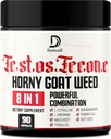 90 kapszula - 8in1 Horny Goat Weed for men, Tribulus Terrestris, L- Arginine, Maca Root, Tongkat Ali, Beet Root - Energy Workout Muscle Strength Support
