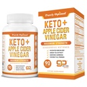 Tisztán Optimális Keto BHB & Apple Cider Emésztőkapszula - Exogén ketonok kiegészítés Az anya Ketosis támogatás, Egészséges életmód & Teljes jólét - 90 kapszula