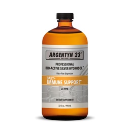 Argentyn 23 Professional Immune Support - Colloidal Silver, Bioaktív Silver Hydrosol, 23 ppm, Folyékony Twist Top, 32 Fl Oz (946 ml)