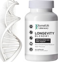 NAD + Kiegészítés CoQ10 200mg, PQQ, Nicotinamide Riboside, Shilajit anti öregedés Skin & Cell Vitality Longevity Blend # 1 Készült Himalayan Shilajit és NAD - 30 Veggie kapszula
