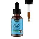 Animal Essentials Detox Blend - Máj támogatás kutyák és macskák, Gyógynövény máj kiegészítés, Állatorvos Ajánlott Állati Wellness Tonika - 2 Fl Oz