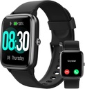 GRV Smart Watch für iOS und Android Phones (Answer/Make Calls), Uhren für Herren Frauen IP68 Wasserdichte Smartwatch Fitness Tracker Uhr mit Herzfrequenz/Schlaf-Monitor Schritte Kalorienzähler (schwarz)