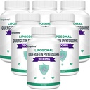Orgabay Liposomal Quercetin Phytosome 1600 mg, Bromelain 200mg, Cink 30mg, C-vitamin Turmeric 40 mg, Legnagyobb abszorpció, Quercetin Complex, 360 Softgels