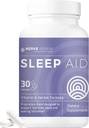 NERVE RENEW Sleep Aid - Diétás kiegészítés a jobb alváshoz - 30 kapszula - Gyorsan működik - gyengéd természetes gyógynövény- és formula-vitamin Melatoninnal, Magnéziummal, Cink, Amino Acides, Herb Extracts
