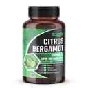 Premium Citrus Bergamot Organic Bergamot kiegészítés Niacin Black Chokeberry Olive Leaf Black Pepper - Heart & Circulatory Function Support 150- napos támogatás (150 gróf (1. csomag))
