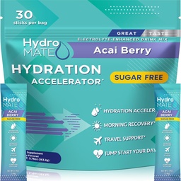 Elektrolit por Sugar-mentes hidratációs csomagok Acai Berry Hydromate 30 Sticks