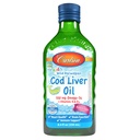 Carlson - Kid 's Cod Life Oil, 550 mg Omega-3 s, Vitamins A & D3, Wild Norway, Bubble Gum, 250 ml