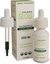 Klórglow Folyékony klorofill Oxigén cseppek 3000mg dupsz 124; Energia pótlás Metabolizmus Immuntámogatás, Natural Detox, Magasság Betegség Aid & Body dezodoring Kiegészítés 30ml (1-es csomag)