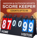 Upstreet eredménytábla / Score Keeper beltéri és szabadtéri sportokhoz - Ping Pong / Baseball / Tenisz / Kosárlabda eredménytábla vagy Varsity eredménytábla / röplabda eredménytábla - Portable Scoreboard Flips akár 99