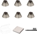 6 Számolja GN biztosan Fit hallókészülék Domes szabványos vevő BTE halláserősítő fül tippek Domes
