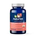 NaturVet Brewers Szárított Élesztő Formula fokhagymás ízesítéssel Plusz Vitaminok kutyáknak és macskáknak, rágótabletta, Készült az USA-ban Globally Source Összetevők 1000 gróf