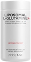 Codeage Liposomal L- Glutamin kapszula kiegészítés - 1000 mg L- glutamin per szerving - 3 hónapos ellátás - Liposomal Szállítás, Vegan Pills, Non-GMO, Gluten- Free Amino Acid - 180 kapszula