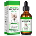 Macska Antibiotikumok, Antibiotikumok macskáknak, Természetes Macska Antibiotikumok Multivitamin Gyógynövény kiegészítők 60ml